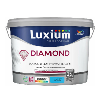 Краска в/д Prof Diamond Matt BW 9л LUXIUM