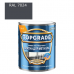 Краска для металла гладкая глянцевая RAL 7024 0,75л TOPGRADE
