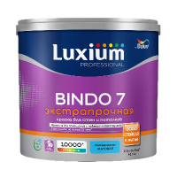 Краска в/д Bindo 7 Prof матовая BW 2.5л LUXIUM
