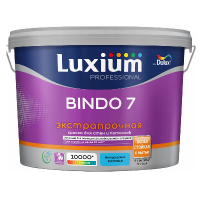 Краска в/д Bindo 7 Prof матовая BW 9л LUXIUM